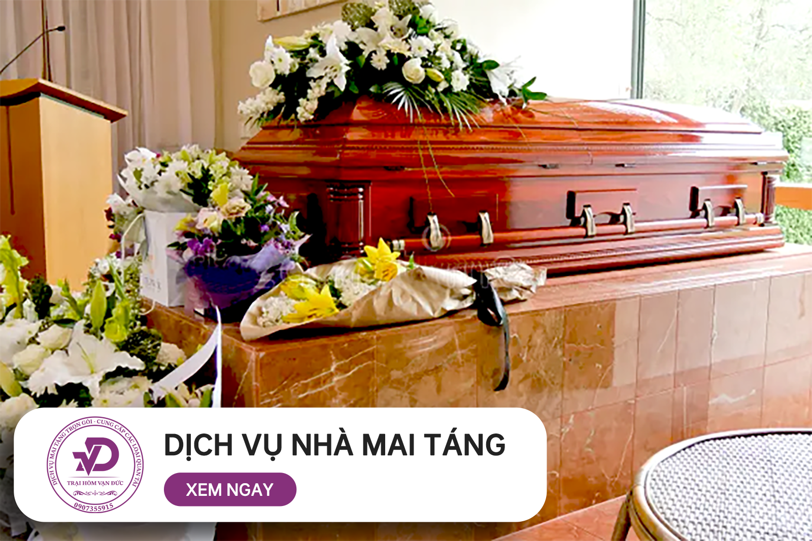 Dịch vụ mai táng trọn gói chu đáo Vạn Đức